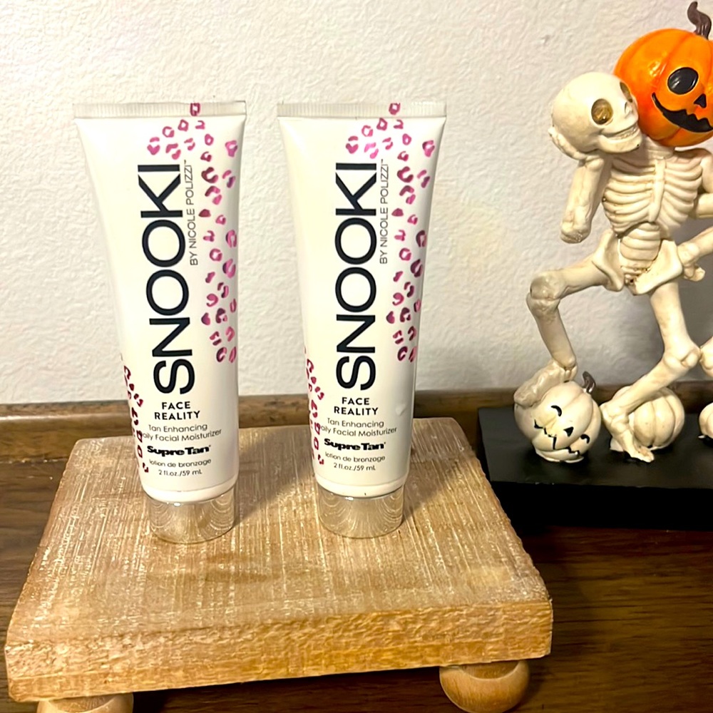Snooki  FACE REALITY TAN Enhancing DAILY FACIAL MOISTURIZER 2 NEW BOTTLES